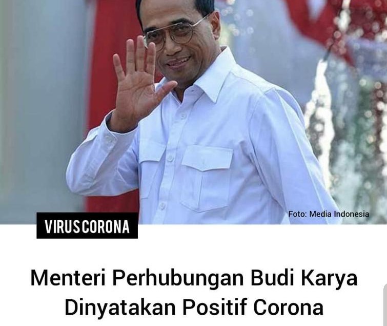 menteri indonesia corona